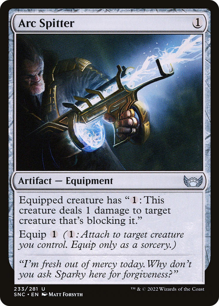 Arc Spitter (SNC-233) [Streets of New Capenna] Foil