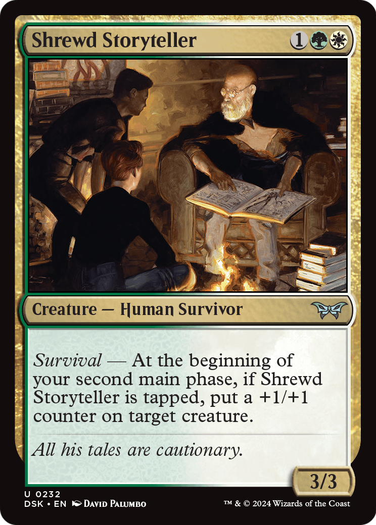 Shrewd Storyteller (DSK-232) [Duskmourn: House of Horror] Foil