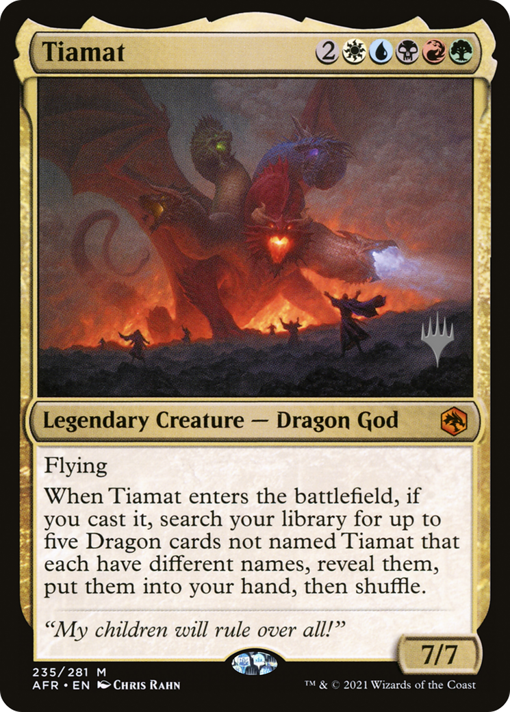 Tiamat (PPAFR-235) [Promo Pack: Adventures in the Forgotten Realms Promos]