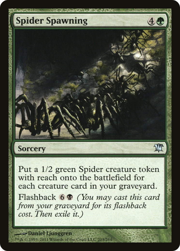 Spider Spawning (ISD-203) [Innistrad] Foil
