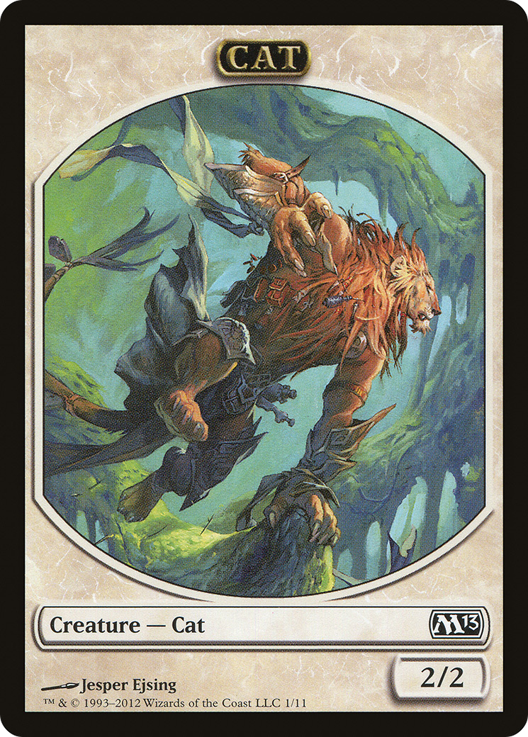 Cat Token (M13-001) [Magic 2013 Tokens]