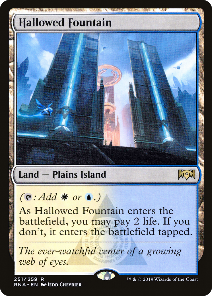 Hallowed Fountain (RNA-251) [Ravnica Allegiance] Foil