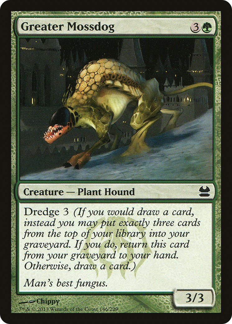 Greater Mossdog (MMA-146) [Modern Masters] Foil