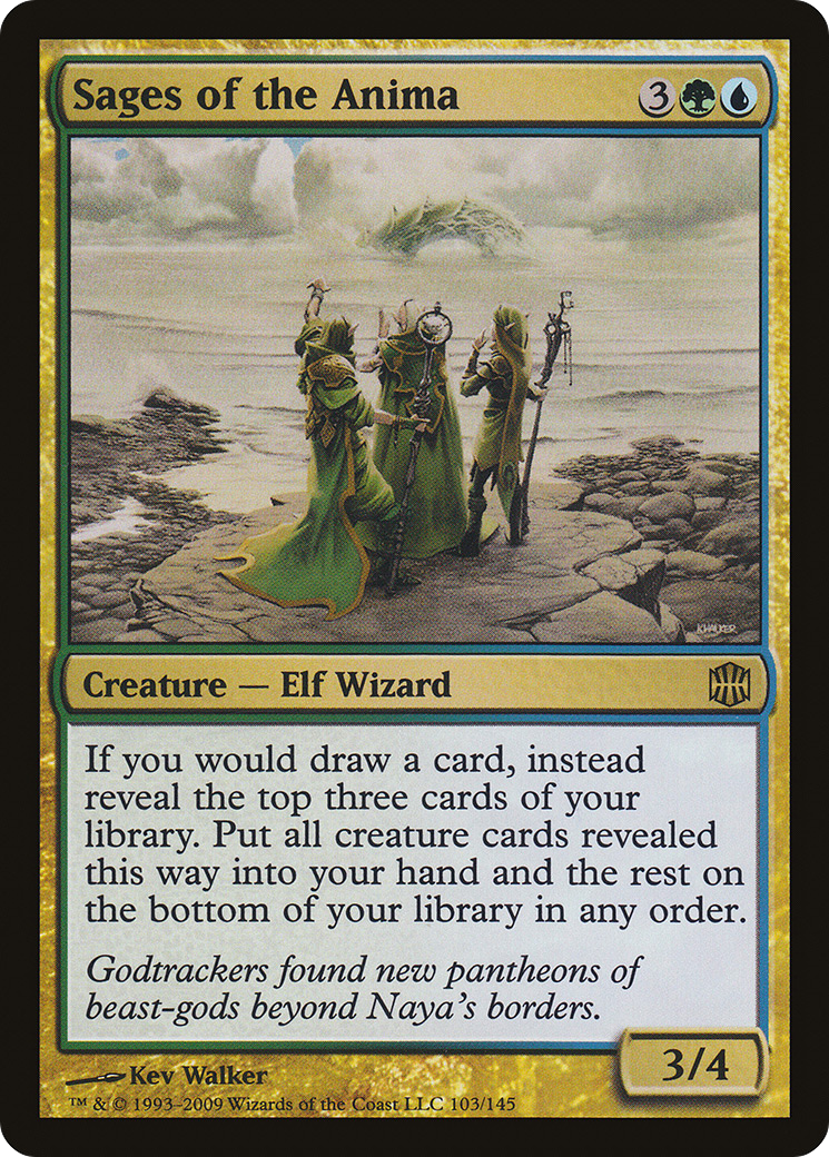 Sages of the Anima (ARB-103) [Alara Reborn] Foil