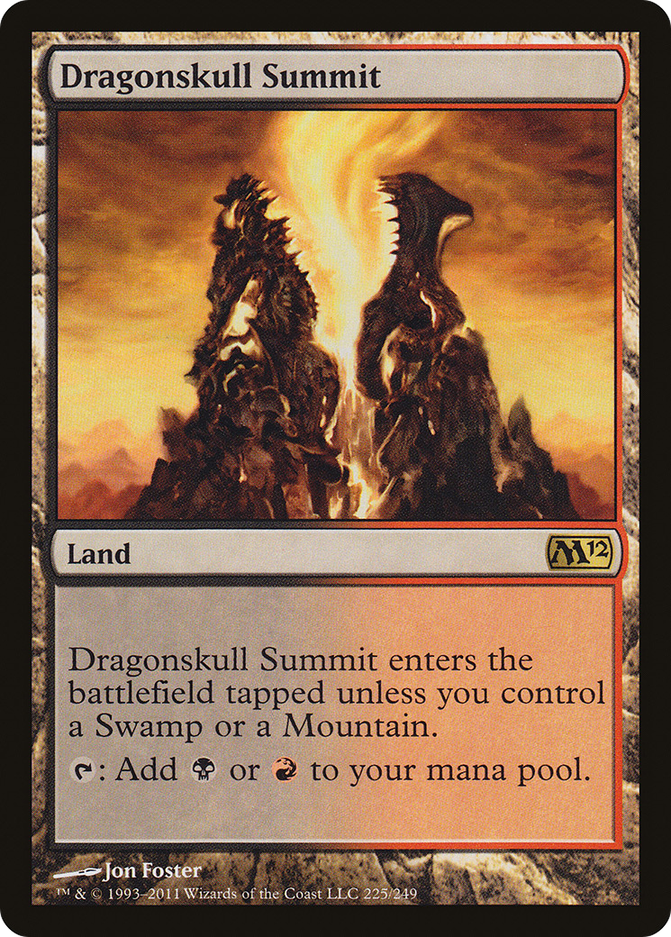 Dragonskull Summit (M12-225) [Magic 2012] Foil
