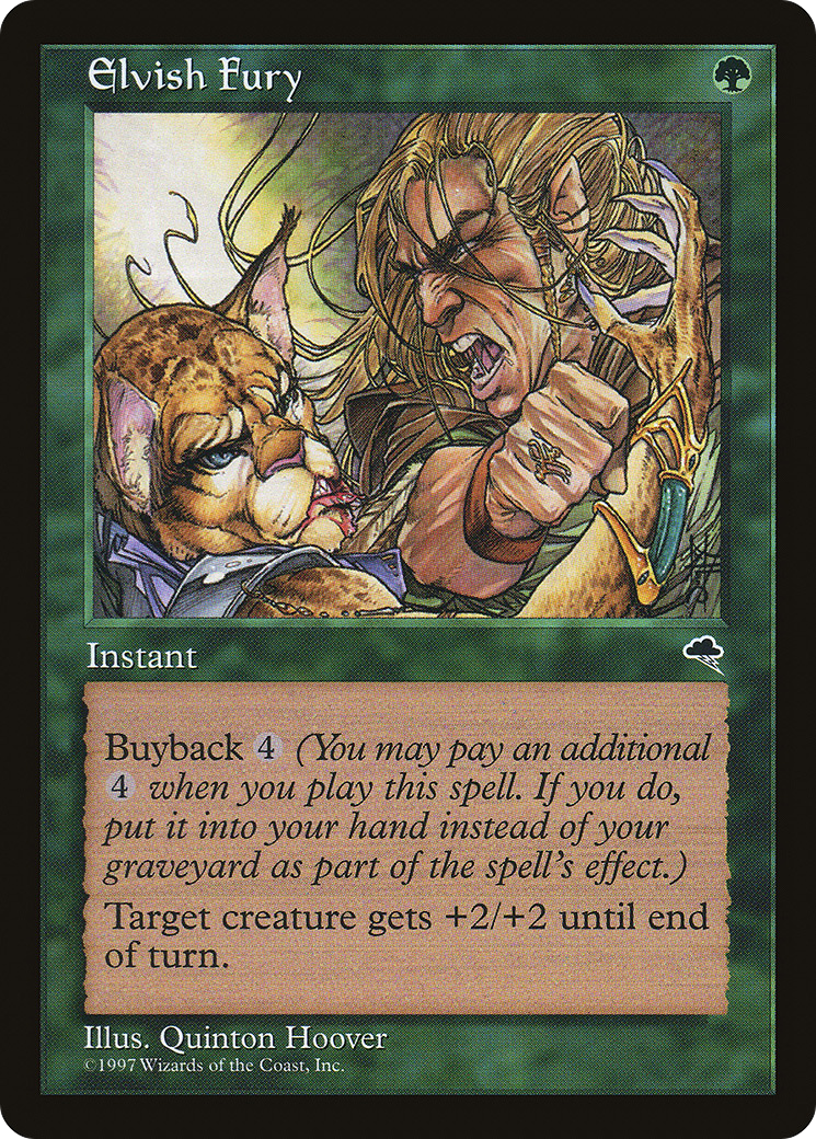 Elvish Fury (TMP-226) [Tempest]
