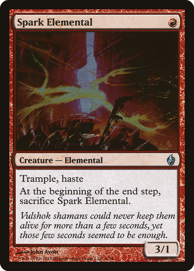 Spark Elemental (PD2-004) [Premium Deck Series: Fire and Lightning] Foil