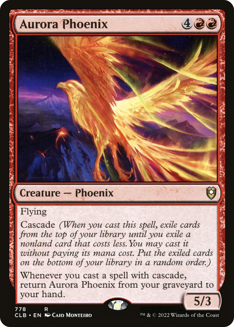 Aurora Phoenix (CLB-778) [Commander Legends: Battle for Baldur's Gate]
