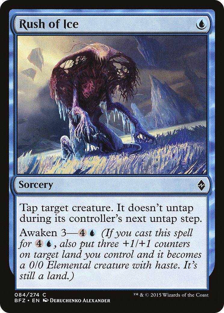 Rush of Ice (BFZ-084) [Battle for Zendikar]
