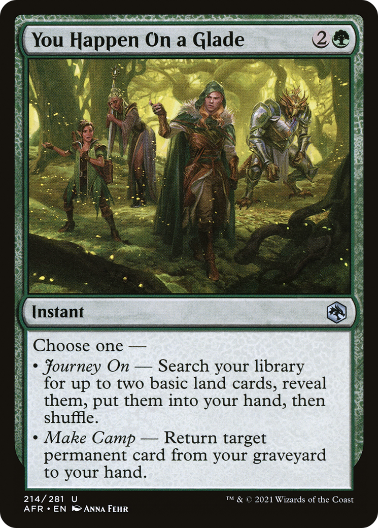 You Happen On a Glade (AFR-214) [Adventures in the Forgotten Realms] Foil