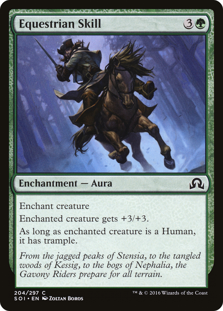 Equestrian Skill (SOI-204) [Shadows over Innistrad]