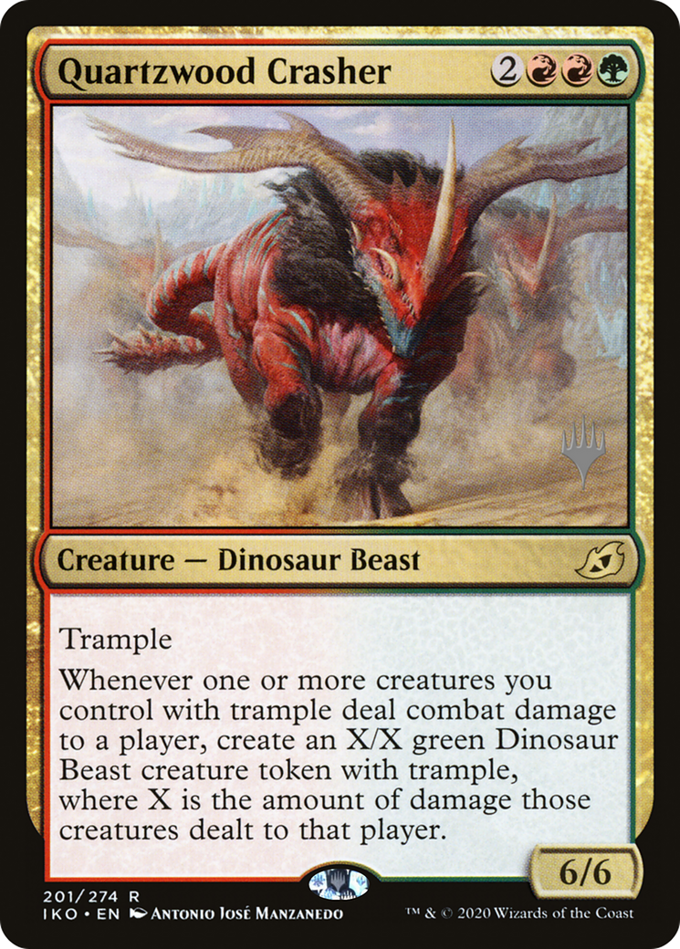 Quartzwood Crasher (PPIKO-201) [Promo Pack: Ikoria: Lair of Behemoths Promos]
