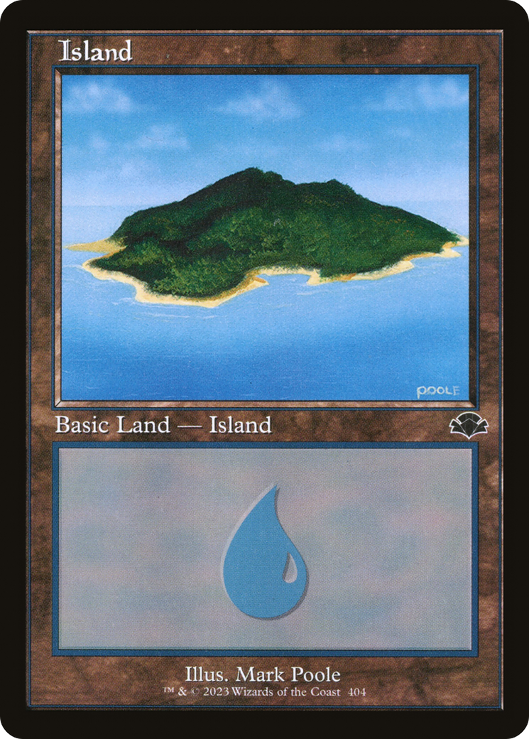 Island (DMR-404) (Retro Frame) [Dominaria Remastered] Foil