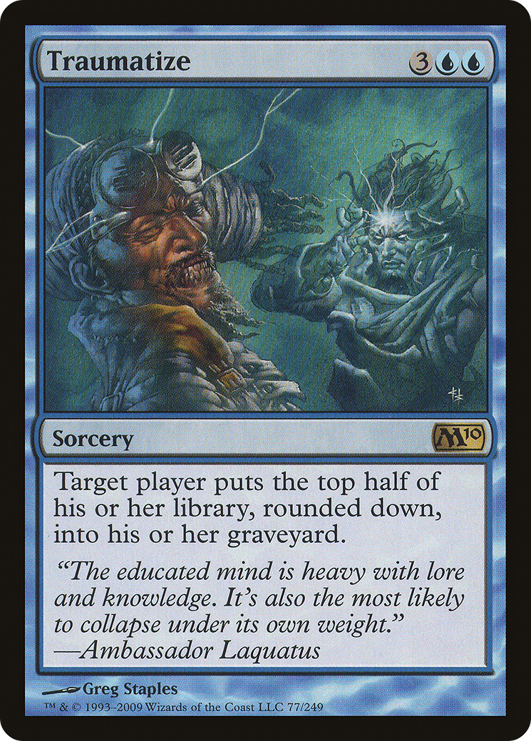 Traumatize (M10-077) [Magic 2010] Foil