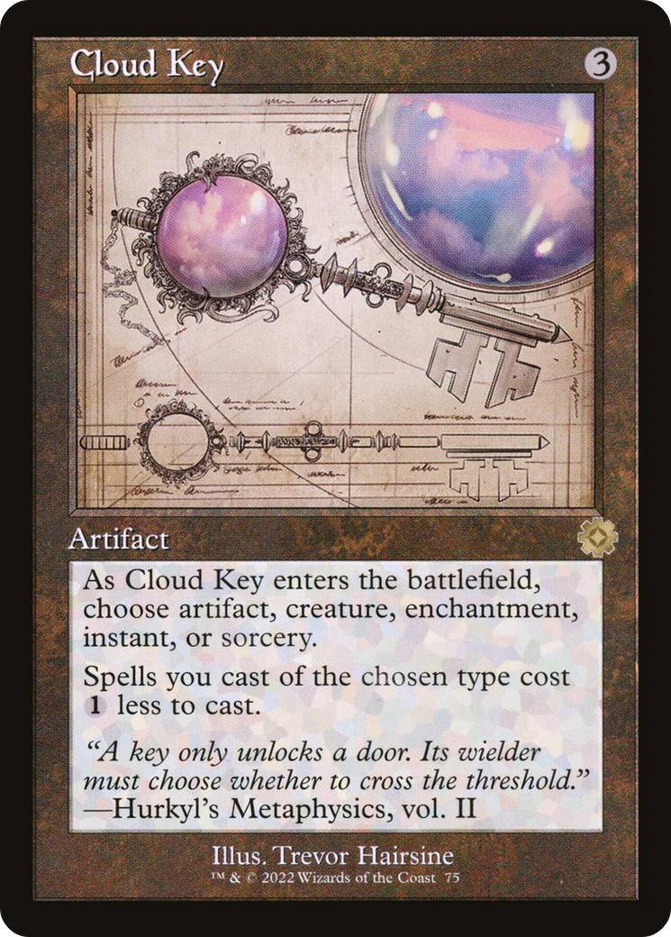 Cloud Key (Schematic) (BRR-075) [The Brothers' War Retro Artifacts] Foil