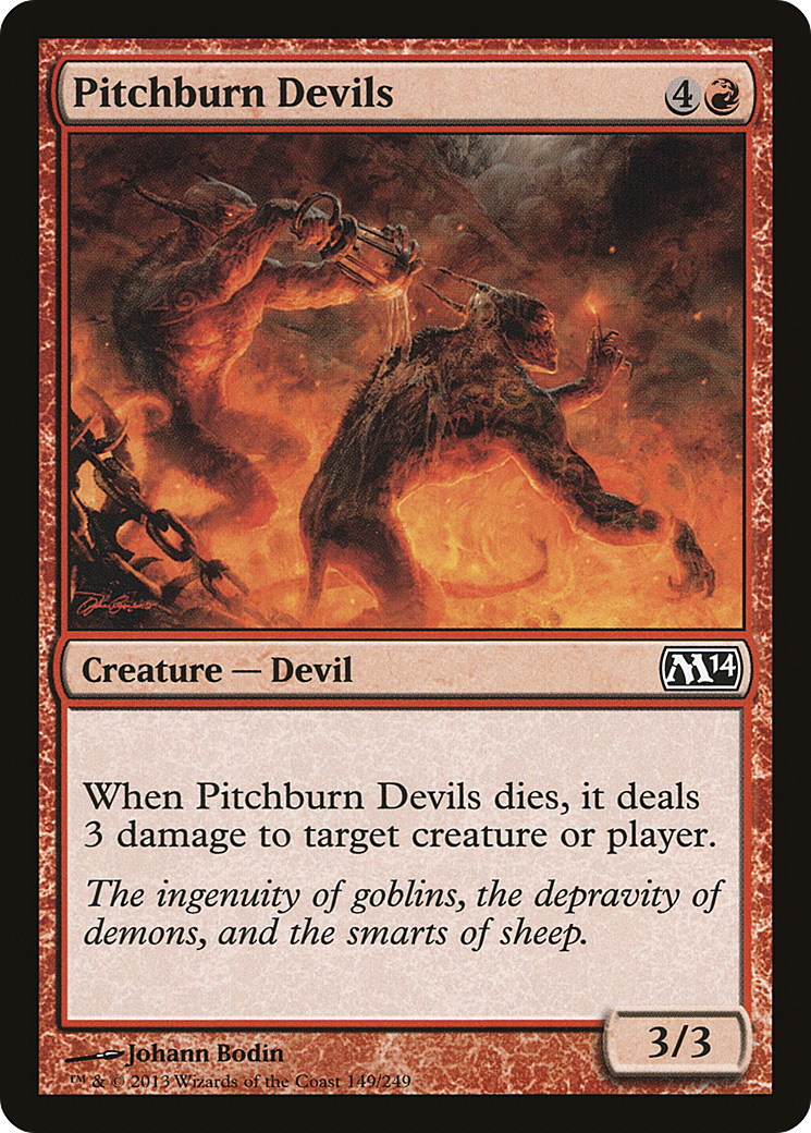 Pitchburn Devils (M14-149) [Magic 2014] Foil