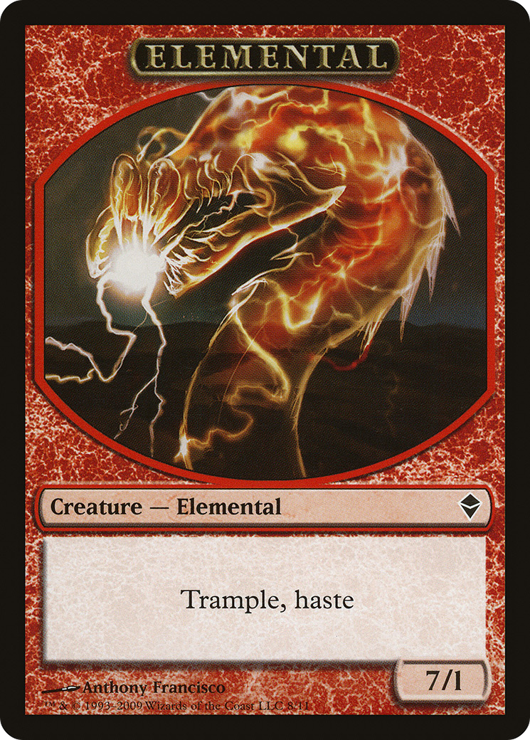 Elemental Token (ZEN-008) [Zendikar Tokens]
