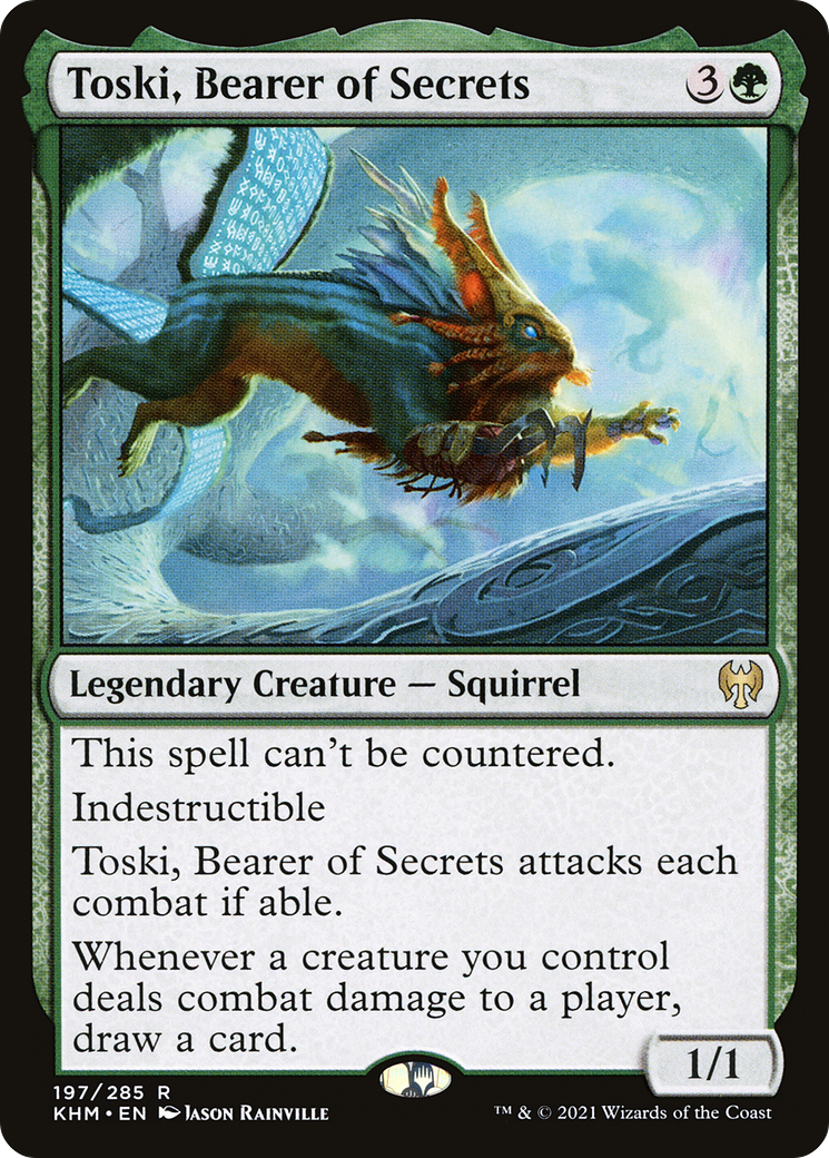 Toski, Bearer of Secrets (KHM-197) [Kaldheim] Foil