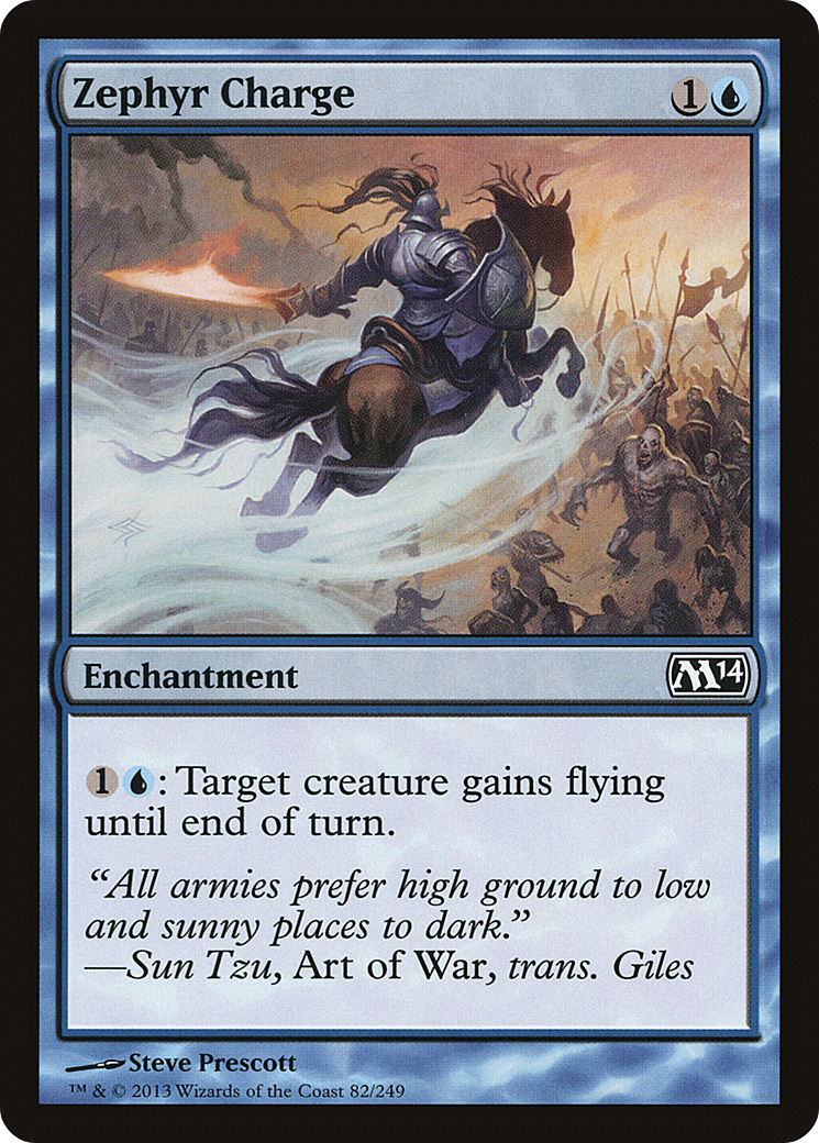 Zephyr Charge (M14-082) [Magic 2014] Foil