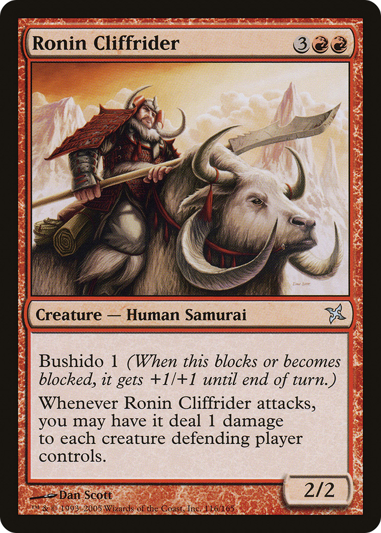 Ronin Cliffrider (BOK-116) [Betrayers of Kamigawa]