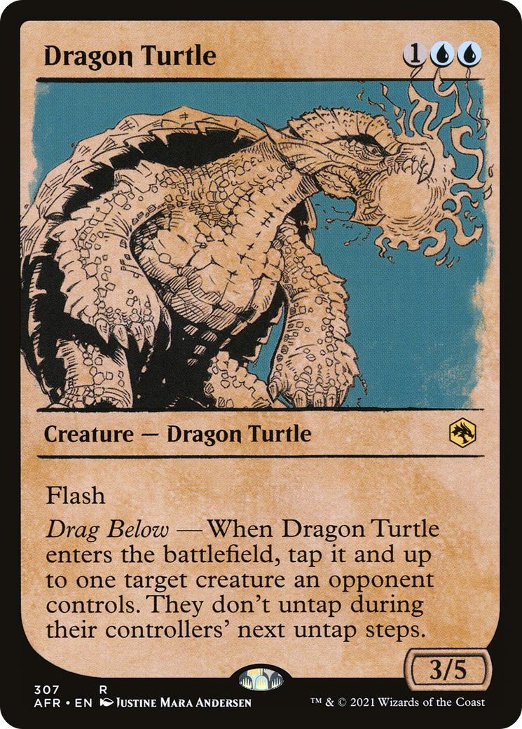Dragon Turtle (Showcase) (AFR-307) [Adventures in the Forgotten Realms] Foil