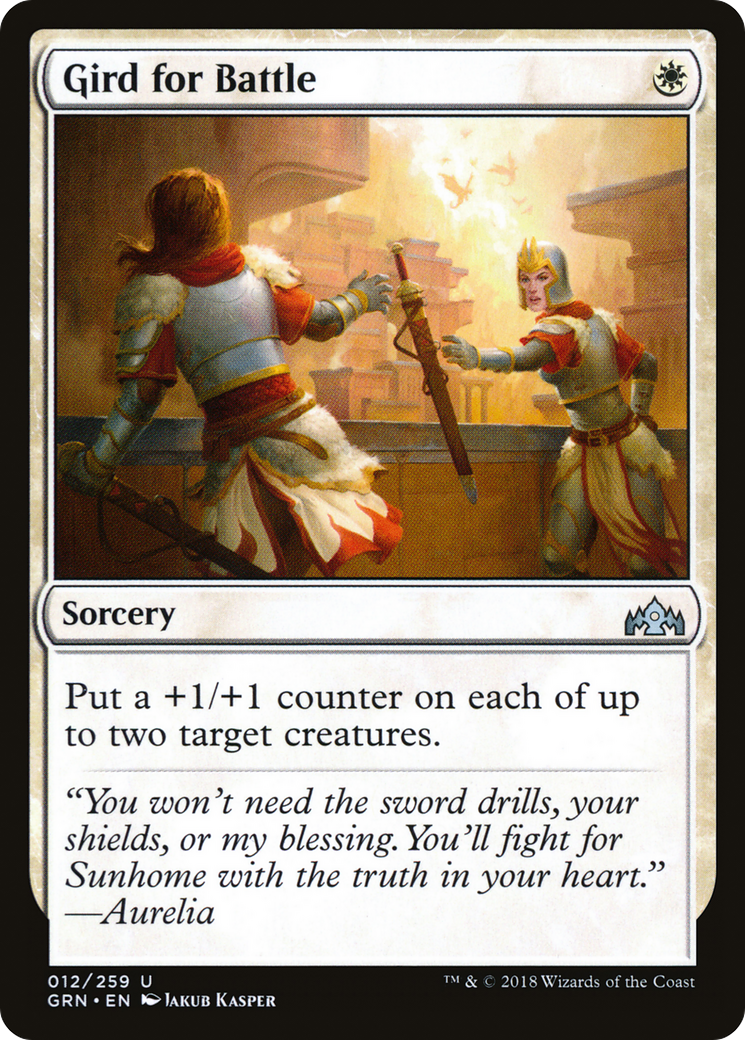 Gird for Battle (GRN-012) [Guilds of Ravnica] Foil