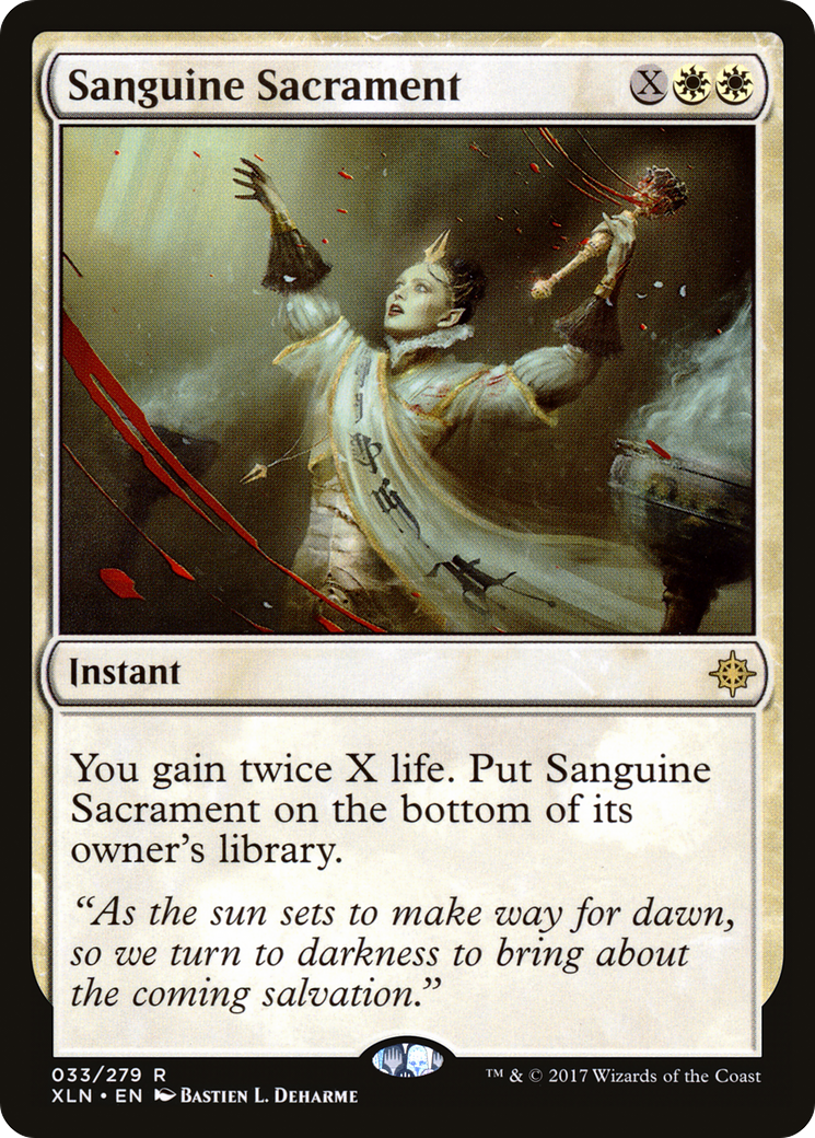 Sanguine Sacrament (XLN-033) [Ixalan] Foil