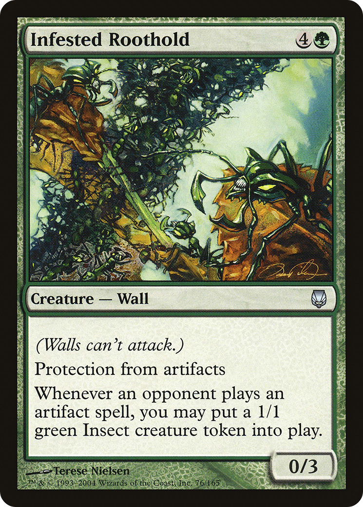 Infested Roothold (DST-076) [Darksteel]
