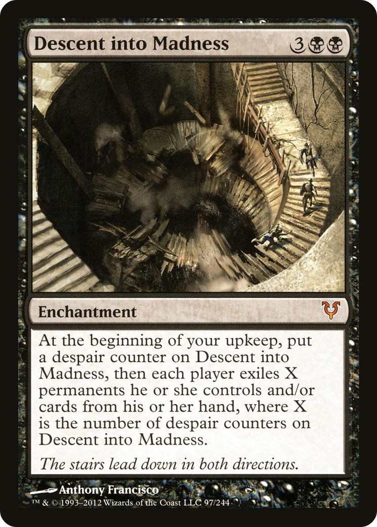 Descent into Madness (AVR-097) [Avacyn Restored] Foil