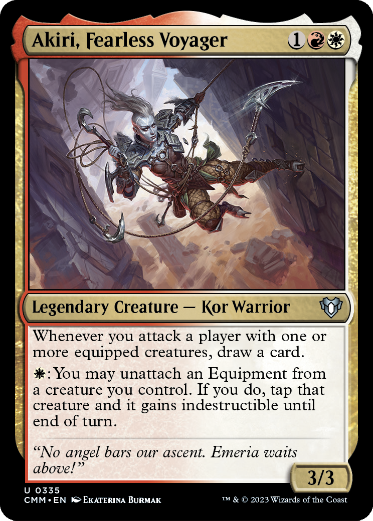 Akiri, Fearless Voyager (CMM-335) [Commander Masters]