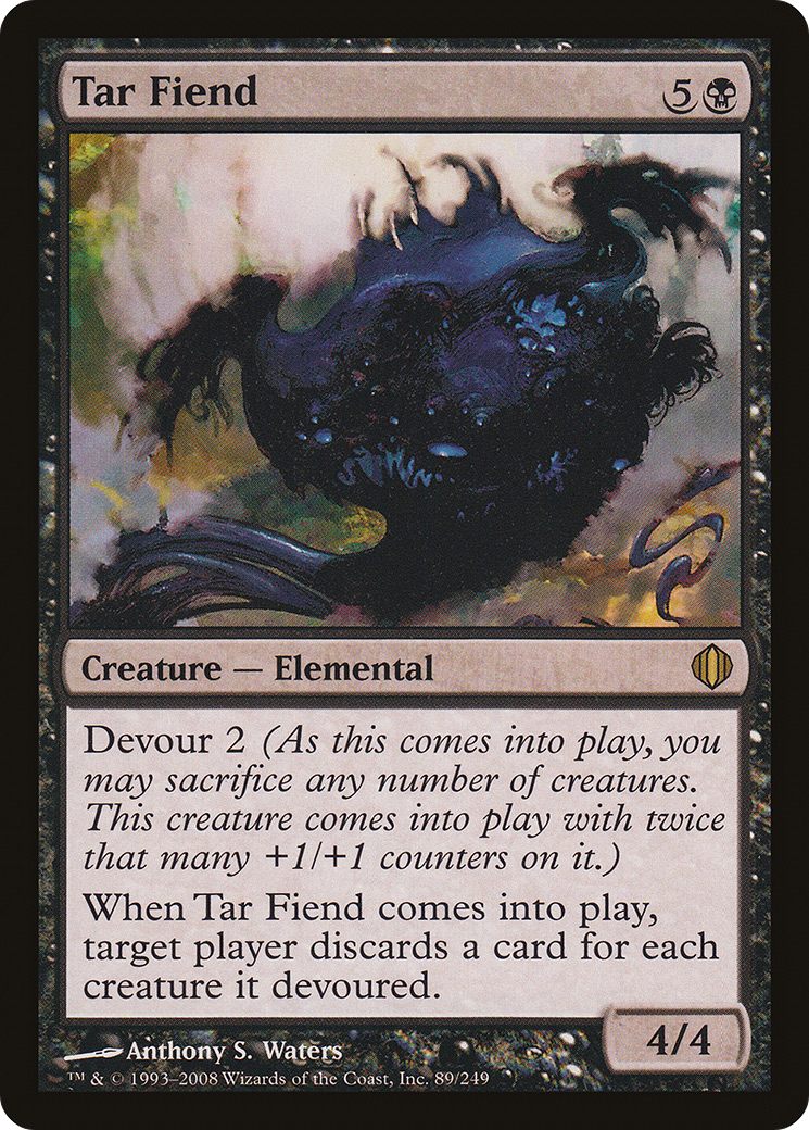 Tar Fiend (ALA-089) [Shards of Alara] Foil