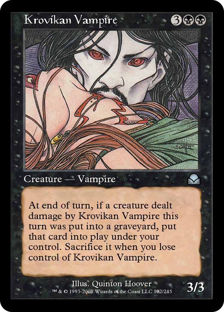 Krovikan Vampire (ME2-102) [Masters Edition II] Foil