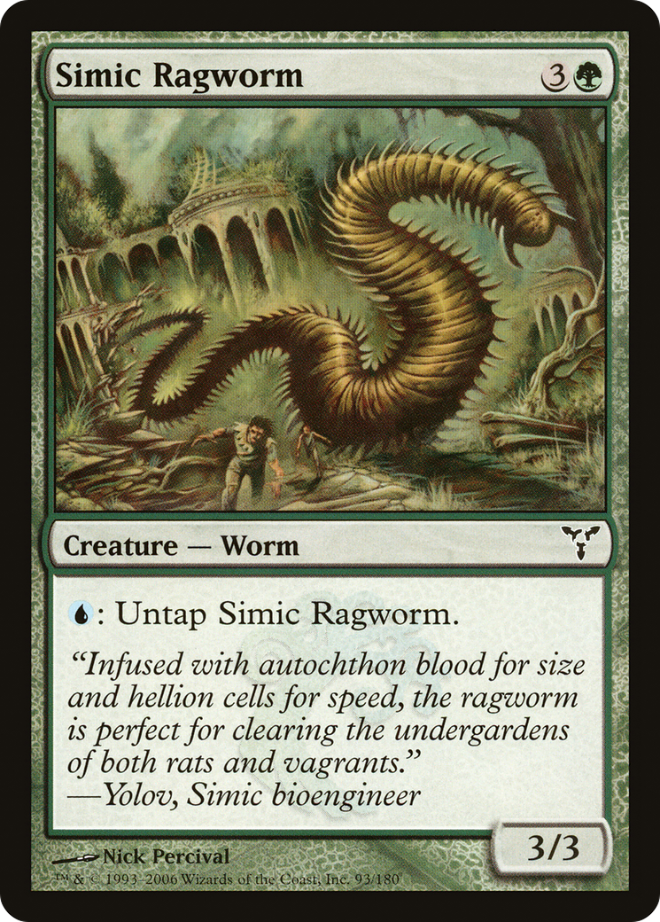 Simic Ragworm [Dissension] Foil