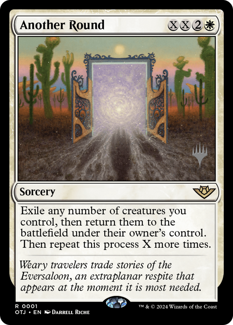 Another Round (PPOTJ-001) [Promo Pack: Outlaws of Thunder Junction Promos] Foil