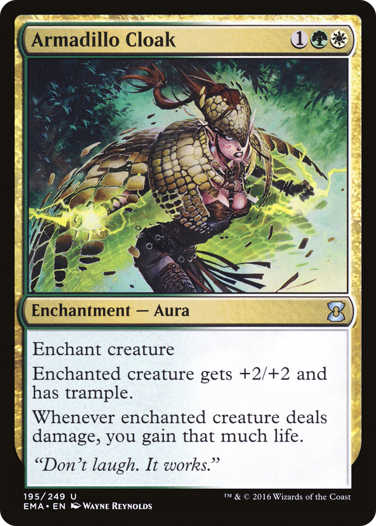 Armadillo Cloak (EMA-195) [Eternal Masters] Foil