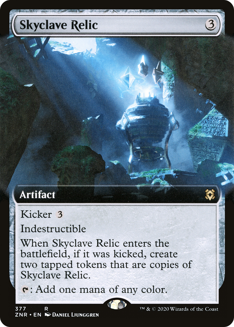 Skyclave Relic (Extended Art) (ZNR-377) [Zendikar Rising] Foil