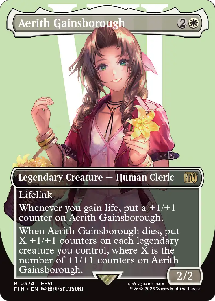 Aerith Gainsborough (Borderless) (FIN-374) [FINAL FANTASY]