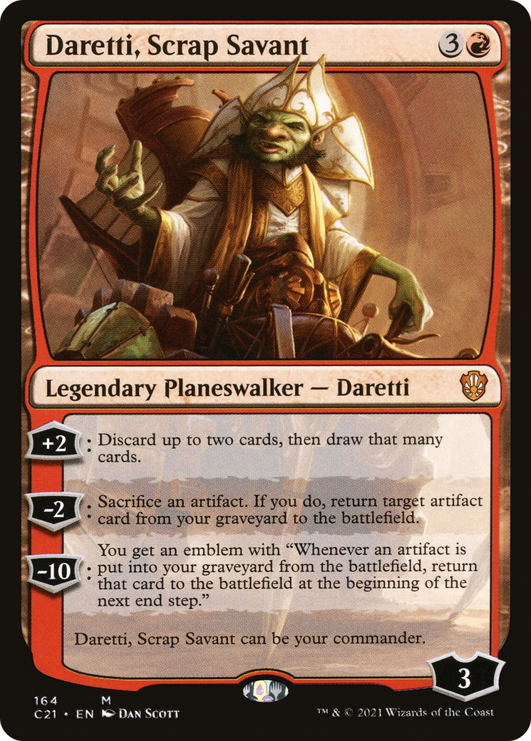 Daretti, Scrap Savant (C21-164) [Commander 2021]