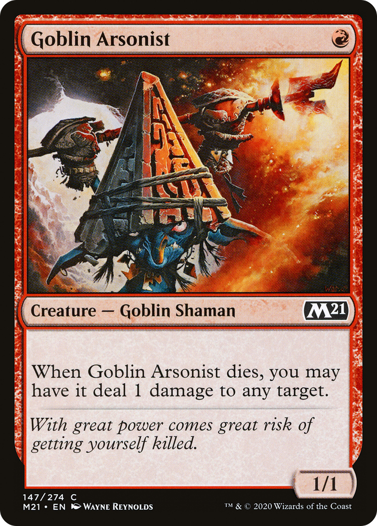 Goblin Arsonist (M21-147) [Core Set 2021] Foil
