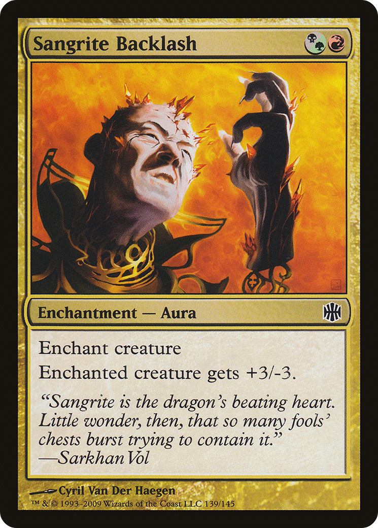 Sangrite Backlash (ARB-139) [Alara Reborn]