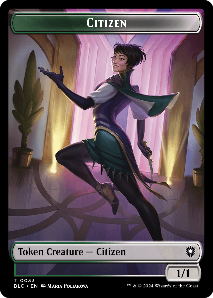 Citizen (TBLC-033) [Bloomburrow Commander Tokens] Foil