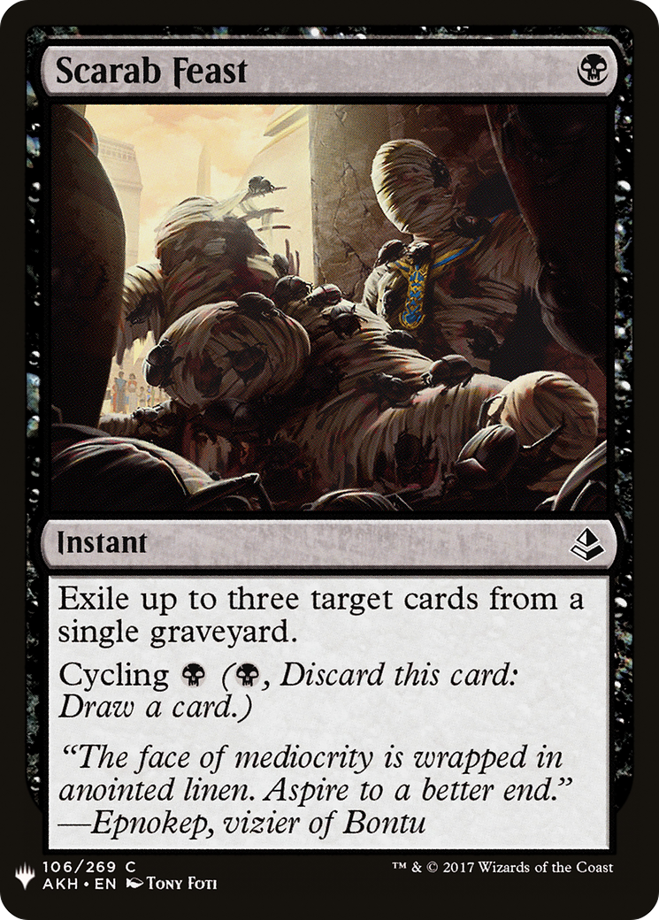 Scarab Feast (LIST-AKH-106) [The List]