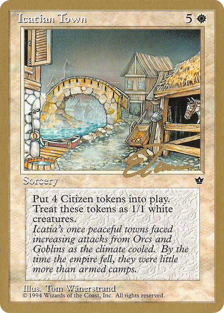 Icatian Town - 1996 Eric Tam (FEM) [Pro Tour Collector Set]