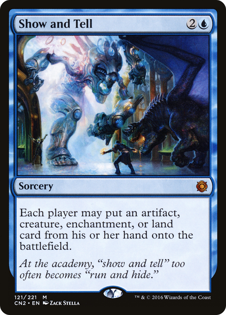 Show and Tell (CN2-121) [Conspiracy: Take the Crown] Foil