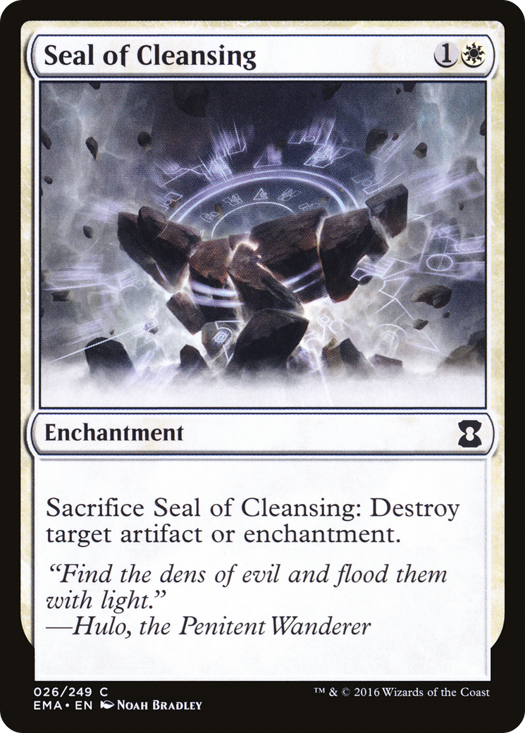 Seal of Cleansing (EMA-026) [Eternal Masters]