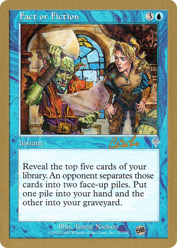 Fact or Fiction - 2002 Carlos Romao (INV) (SB) [World Championship Decks 2002]