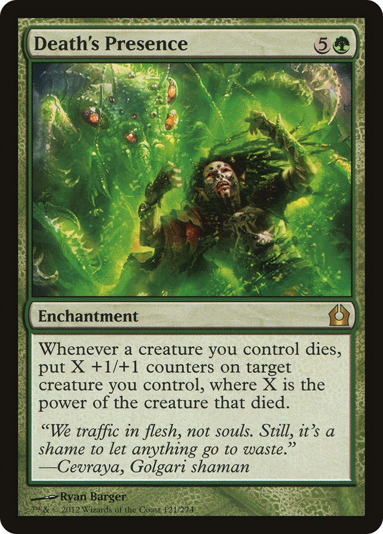 Death's Presence (RTR-121) [Return to Ravnica] Foil