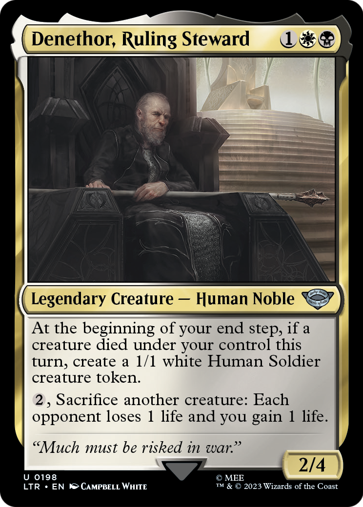 Denethor, Ruling Steward (LTR-198) [The Lord of the Rings: Tales of Middle-earth]