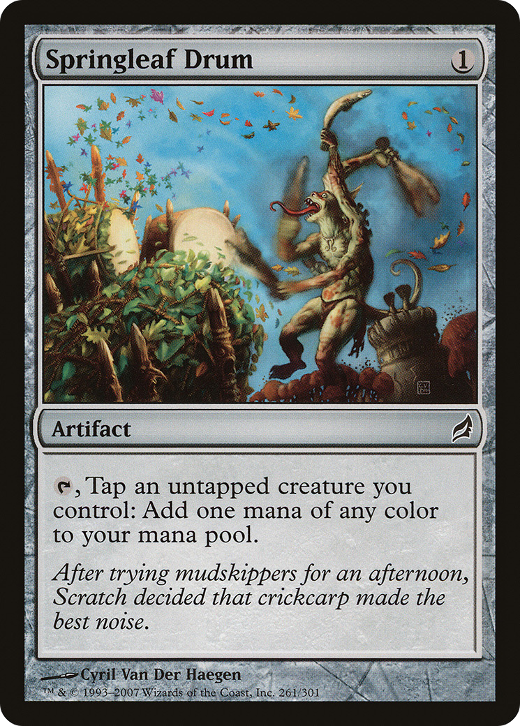 Springleaf Drum (LRW-261) [Lorwyn] Foil