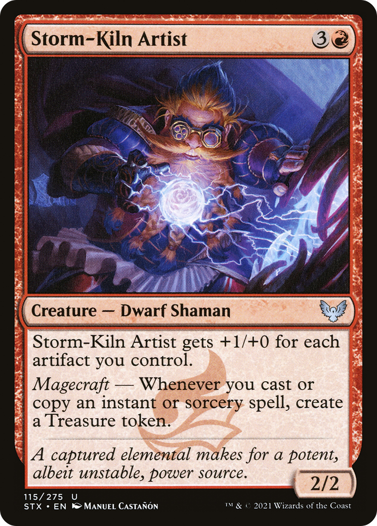 Storm-Kiln Artist (STX-115) [Strixhaven: School of Mages] Foil